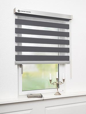 Doppelrollo Alkes 5509.7005 Fensteransicht