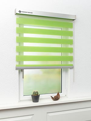 Doppelrollo Alkes 5506.7007 Fensteransicht