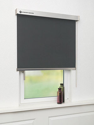 Verdunkelungsrollo Miram 5508.4628w Fensteransicht