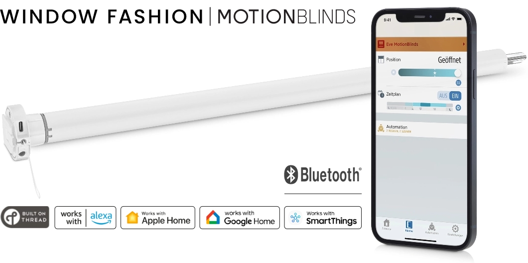 Eve MotionBlinds Rollo-App Eve MotionBlinds Solution