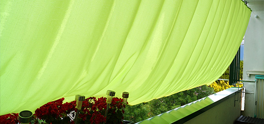 Seilspannmarkise grün ca 535x140 cm Pergola Komplett Set 40 Laufhaken UV Schutz 